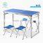 China protable mdf outdoor aluminium folding table