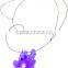 Halloween flashing ghost party led necklace