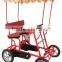 used four wheel quadricycle two person surrey sightseeing bike