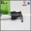 Cosmetic packaging round shoulder shampoo lotion essential oil beard oil detergent green 500ml clear plastic bottle with pump