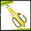 SK037 yellow and black 8-1/2" double blade kitchen scissors