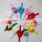 elastic with pearl fabric flower hair accessories for kids