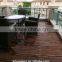 Outside strand woven high density composite outdoor flooring