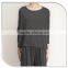 2016 ladies new arrivalfancy grey color loose cotton tops designs imaege