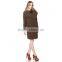 China supplier latest fashion long thick winter women wool coat