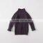 Trendy Design Solid Colour Slim Turtleneck Shrug Sweater for Kids Girl