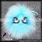 CX-R-48D Long Hair Fashion Cheap Genuine Raccoon Fur Keyring