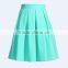 Hot Mint green design skater skirt women 2016