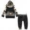 S17475A Newborn Infant Hat Rompers Camouflage Outfit Clothing Set