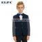 ELPA 2016 Fashion Hot sale Dark Blue China manufacture casual kids blazer with gray sleeve