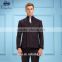 Daynoliao 2016 latest men dress business suits blue vertical stripe 3 pieces design men suits for wedding