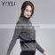 American winter autumn women turtleneck color block cashmere pullover sweater