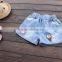 Wholesale summer cotton embroidery girls denim shorts