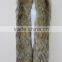 100% Modacrylic Women's Long Faux Fur Pull Through Scarf