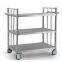 Material stainless steel cart with guardrail RCS-0331