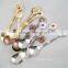 rose vintage coffee spoon /hitg stainless steel leaves ice cream spoon and fork /fancy dessert spoon jam spoon dinnerware