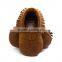 The same paragraph seven! Brown matte teture soft bottom manual tassel toddler shoes baby shoes mens age 4289