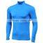 Long Sleeve Factory Price Mens Customiaed Blue Color Compression Active Workout