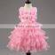 Scalloped Sleeveless Vestidos Chiffon Girl Dress for Wedding flower girl dress