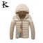 OEM customize windproof padding coat cheap down jacket for winters