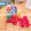 good quality plum blossom shaped plastic Ice cream cup mould