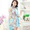 New Casual Peony Floral Scarf Women Gradual Chiffon Silk Wrap Foulard Long Soft Female Scarves Brief Beach Towel
