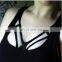 Popular Fashion Black Women Cage Bra Crop Top Harness Bra Really Sexy Elastic Cage Dress
