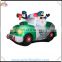 Promotion airblown led inflatable santa police car, inflatable santa claus with penguin&car for christmas ornament