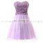 Latest Youthful Sweetheart Sleeveless Lace-up Tulle Sequins Mini Homecoming Dresses SD032