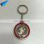 Soft Enamel With Epoxy Metal Keychain Custom Rounded Metal Keychain