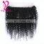 Wholesale Unprocessed Virgin Brazilian Kinky Curly Hair 360 Lace Frontal Closure Curly Kinky Hair Weave with baby hair