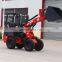 0.8Ton small construction equipment agriculture steering wheel loader