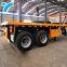 New arrival 2/3/4 axles 40ft flatbed truck semi-trailer container skeleton tandem trailer low bed truck trailer