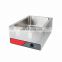 6 Pan Stainless Steel table stylebainmariewith lower shelf Hotel Kitchen equipment Stainless steel Food work