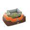 Customized wholesale Dog House Soft Material Nest Baskets Pet Dog Bed