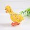 Free Sample pet toy animal shaped yellow duck cotton rope dog chew toy