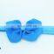 Baby Chiffon Bow Headband Toddler Elastic Hairbands Nylon Headband