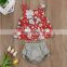 Flower Newborn Baby Girls Outfit Clothes Vest Tops T-shirt Tutu Shorts Pants Set Toddler Infant Girl Flower Lovely Soft Clothing