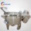 300kg/h electric round deep fryer automatic basket lift