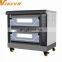 Deck Oven Cake Bread Bakery Equipment 2 Layer 4 Tray Deck Commercial Electric Baking Oven