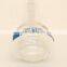 Custom laboratory high borosilicate glass volumetric flask with glass stopper
