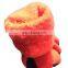 Orange Polyester Loop Napping Liner Latex Crinkle Coated Gloves Winter Working