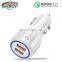Carest 18W Dual USB Car Charger LED Fast Charging Quick Phone Charge Adapter For iPhone 12 11 Pro Max 6 7 8 Xiaomi Huawei