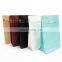 Brown kraft zip lock paper bags print flat bottom coffee valve bag