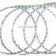 BTO-22 Galvanized Razor Wire Coils Iron Wire Cross Razor with Loops Dia 600 Mm 3 Clips/5 Clips or without Clips 450mm 50-300g/m2