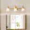 American LED Mirror Headlight Moisture-proof Modern Bathroom Light Double Head Three Head LED Makeup Mirror Light