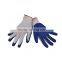 10.5" nylon work glove half nitrile coating LG056