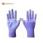 Sunnyhope  13 gauge seamless pink polyester liner with breathable pink latex foam coated safety gloves