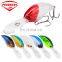 Luya bait 6 color plastic hard  rock 9cm/12g sea fishing freshwater bionic artificial bait crank lure