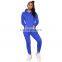 Wholesale Custom Logo Women 2 Piece Clothing Pullover Fitness Pants Tracksuit Sweatshirts Hoodie Set